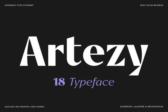 Artezy: A Sophisticated Sans Serif Font for Scroll-Stopping Marketing
