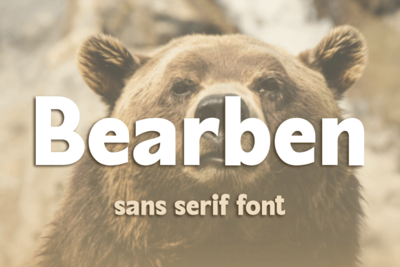 Bearben: A Modern Sans Serif Typeface for Digital Clarity