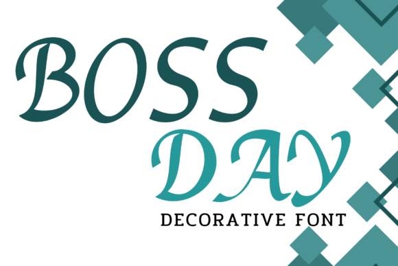 Boss Day: A Refined Serif Font for Handmade Product Design