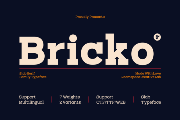 Bricko: A Slab Serif That Holds Its Ground in Real Campaigns