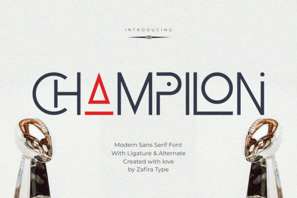 Champilon: A Chic Sans Serif Font for Digital Branding