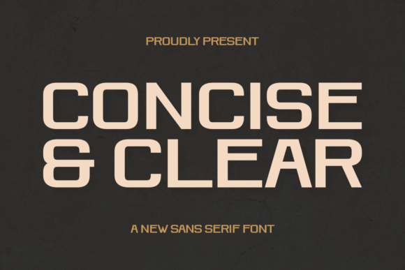 Concise and Clear: A Sans Serif Font That Elevates Real Business Materials