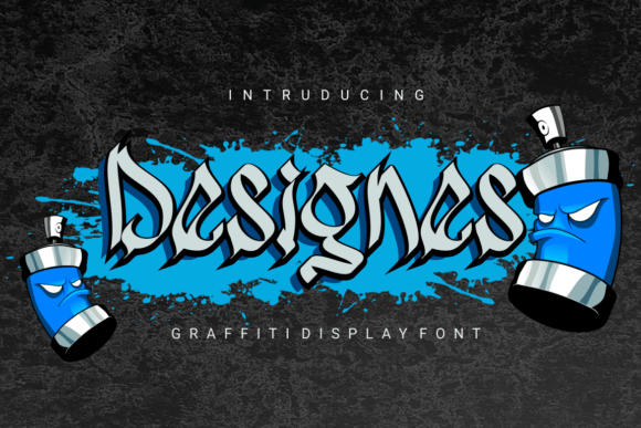 Designes: A Bold Graffiti Typeface for Editorial Impact