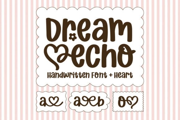 Dream Echo: A Modern Handwritten Font for Editorial Design