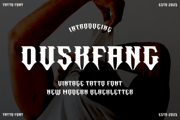 Duskfang: A Blackletter Typeface with Quiet Confidence