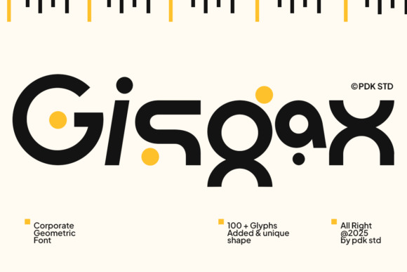 Gisgax: A Modern Sans Serif Display Font for Editorial Clarity