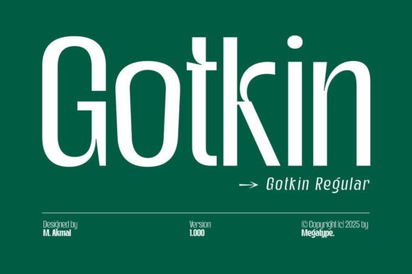 Gotkin: A Strong, Warm Sans Serif Font for Real Small Businesses