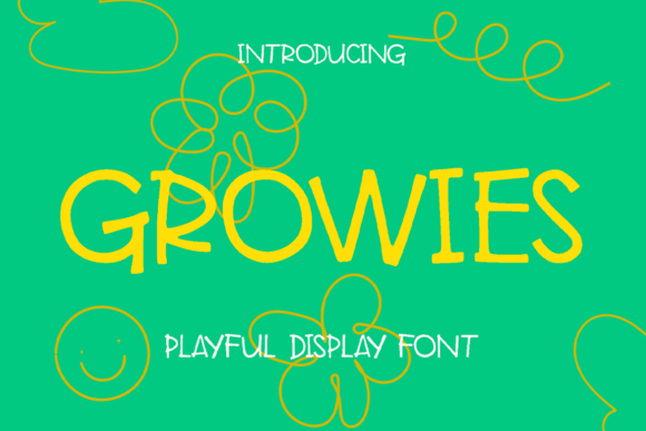 Growies: A Bold, Handcrafted Font for Scroll-Stopping Marketing