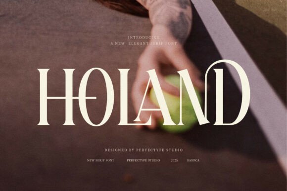 Holand: A Modern Serif Font for Polished Brand Identity
