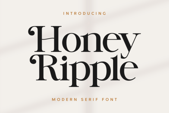 Honey Ripple: A Serif Font That Elevates Real Branding Work
