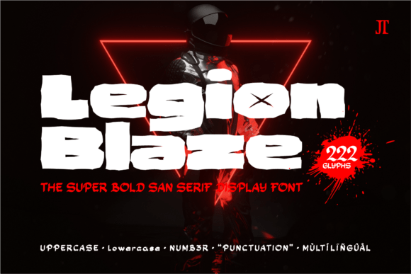 Legion Blaze: A Display Font That Commands Attention