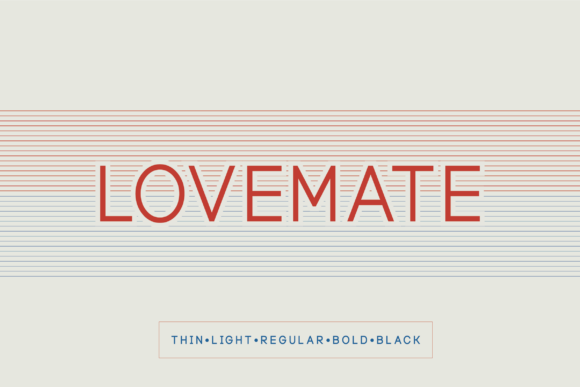 Lovemate Font: A Refined Sans Serif for Modern Brand Identity