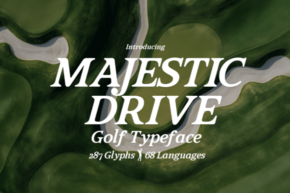 Majestic Drive: A Serif Typeface for Editorial Elegance