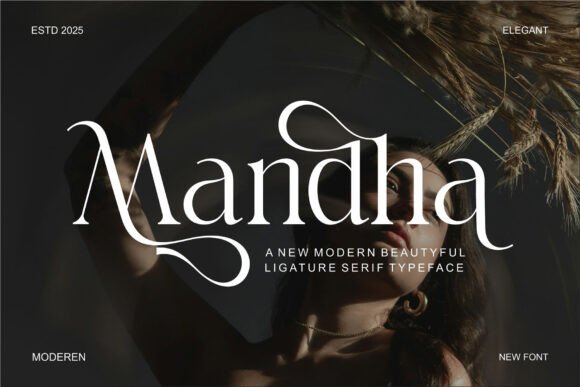 Mandha: A Serif Font That Elevates Marketing Visuals