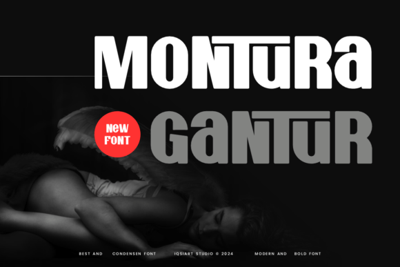 Montura Gantur: A Bold, Condensed Sans Serif for Impactful Branding