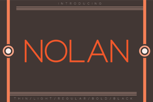 Nolan Font: Modern Sans Serif for Handmade Labels & Printables