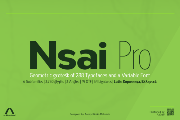 Nsaipro Regular: A Sans Serif Font That Makes Your Brand Look Polished