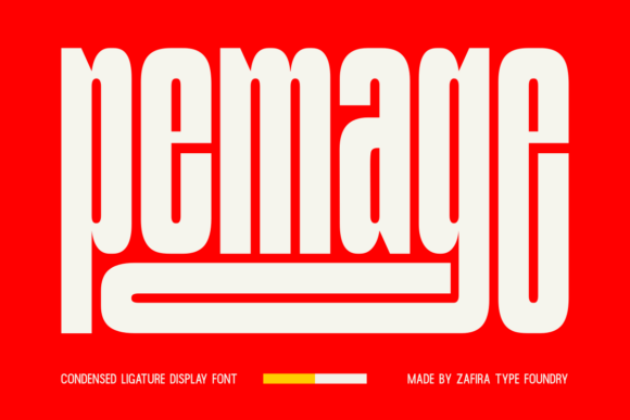 Pemage: The Condensed Sans Serif That Cuts Through the Feed