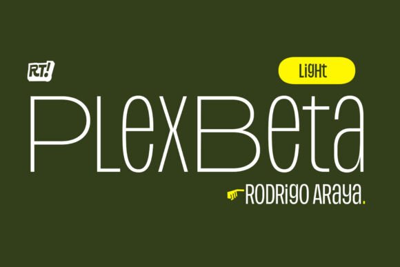 Plex Beta Light: A Modern Sans Serif Font for Small Business Branding