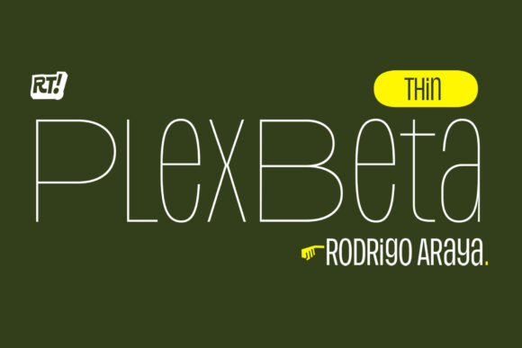 Plex Beta Thin: A Crisp, Modern Typeface for Small Business Branding