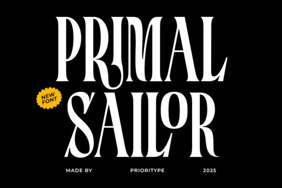 Primal Sailor: A Bold, Condensed Serif for Impactful Branding