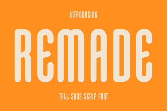 Remade: A Bold Sans Serif Font That Elevates Your Brand
