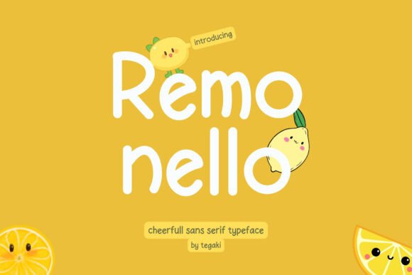 Remonello: A Cheerful Sans Serif Font That Feels Like Handmade Joy