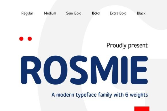 Rosmie: A Modern Sans Serif That Elevates Real Small Business Branding