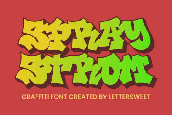 Spraystorm: A Display Font That Makes Your Headlines Pop