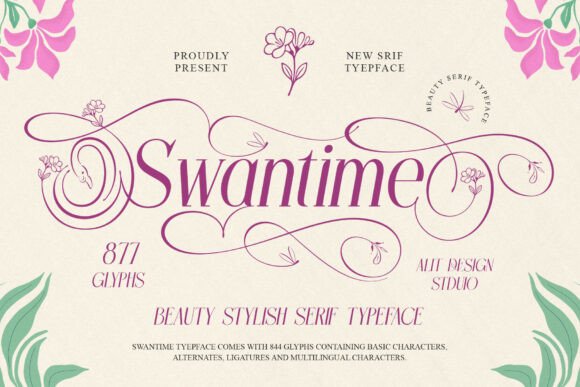 Swantime: A Serif Typeface for Editorial Elegance