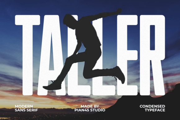 Taller: The Sans Serif Font That Commands Attention