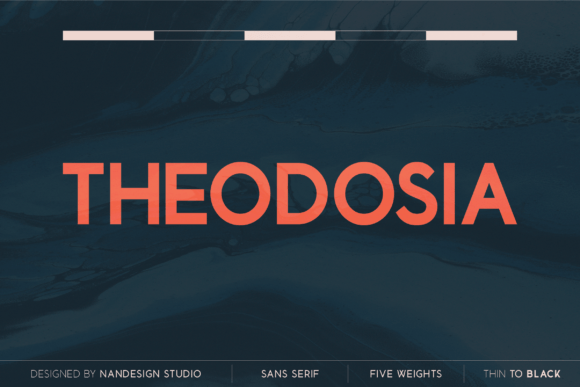 Theodosia Font: A Modern Sans Serif for Digital Elegance
