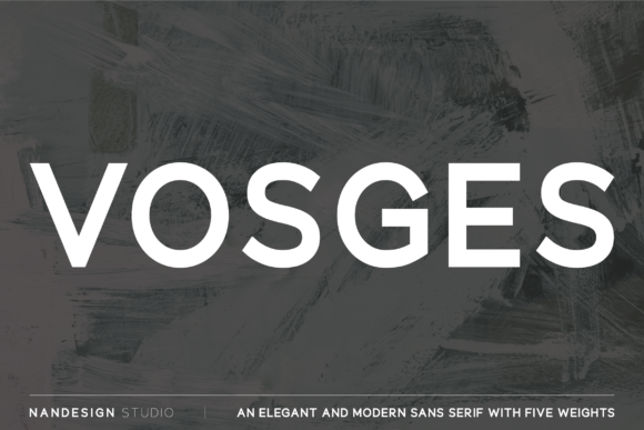 Vosges Font: A Sans Serif That Cuts Through the Feed